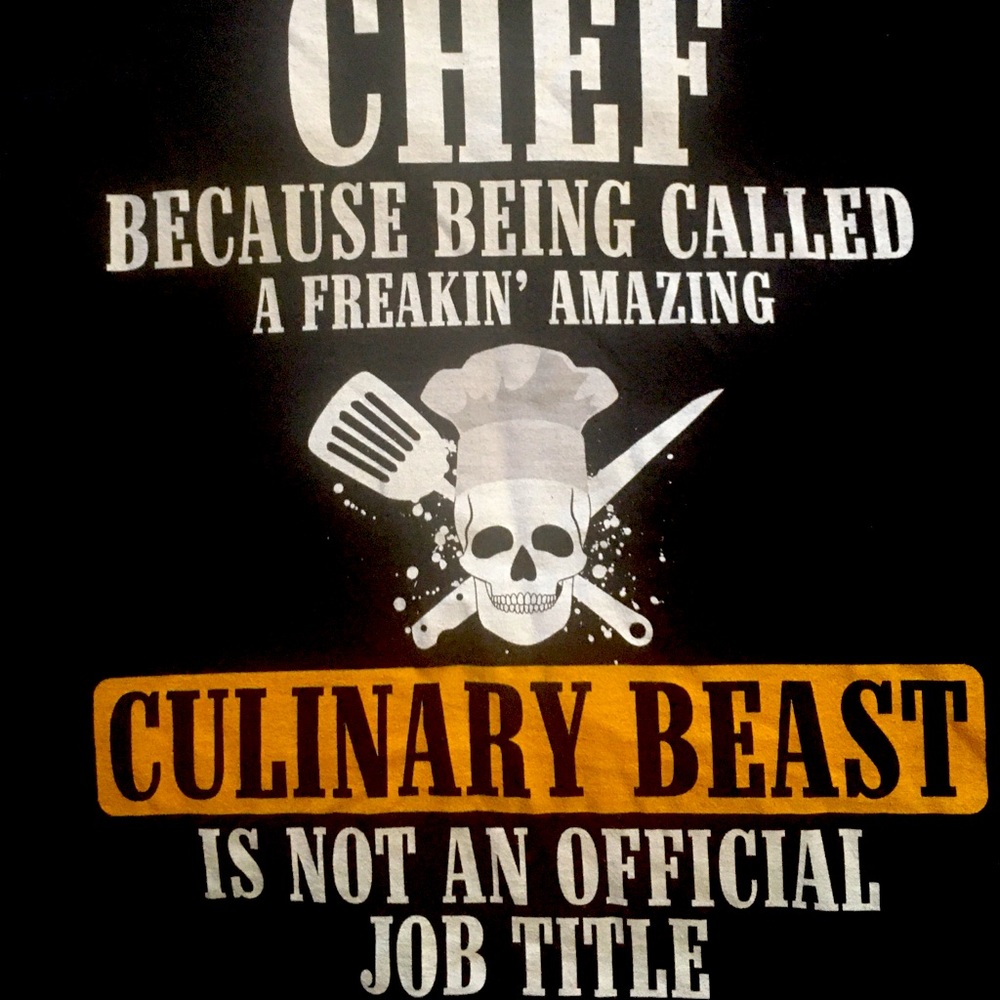 Chef t shirt unisex